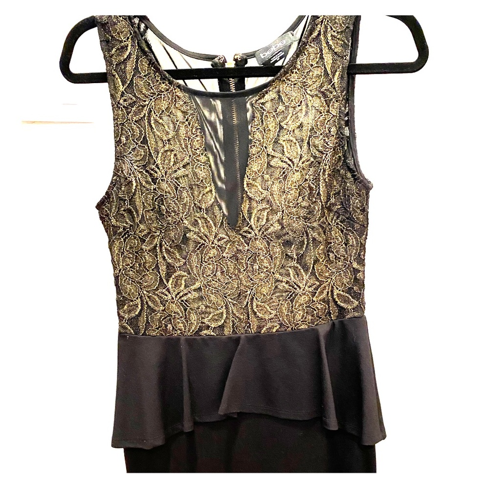 Bebe peplum dress